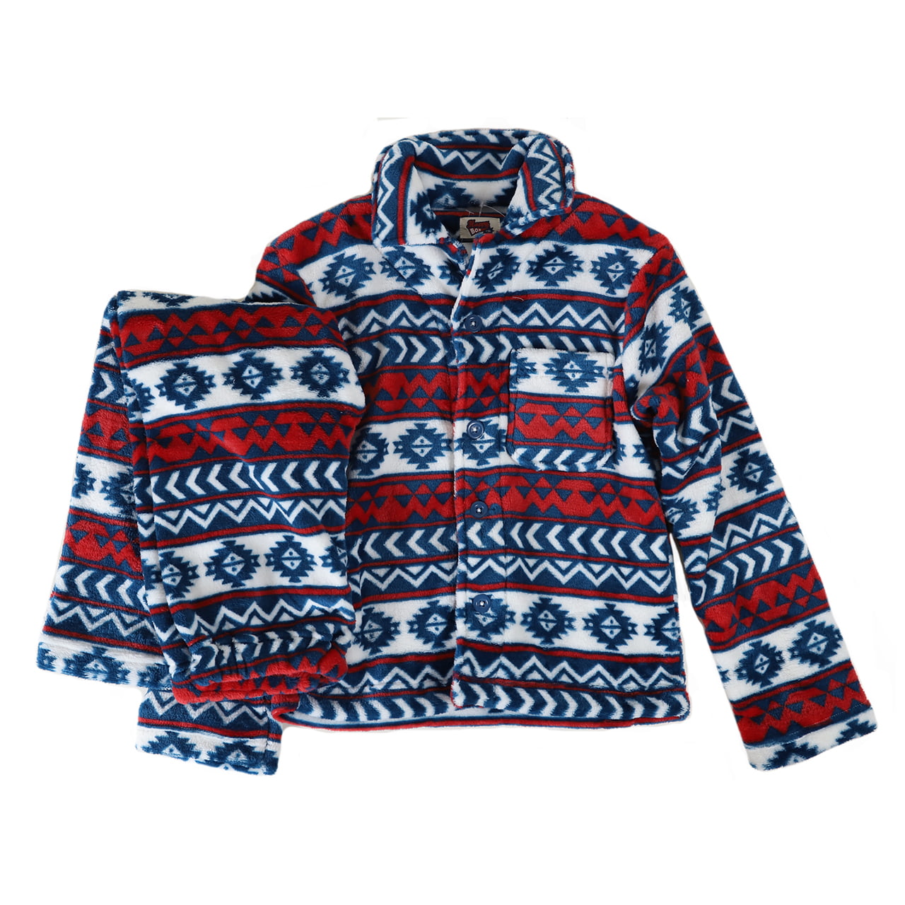 もこもこ パジャマ 子供 マイクロファイバー 130~160cm (キッズ こども 男の子 男児 もこもこパジャマ ルームウェア 冬 あったかい 暖かい 130cm 140cm 150cm 160cm) (在庫限り)