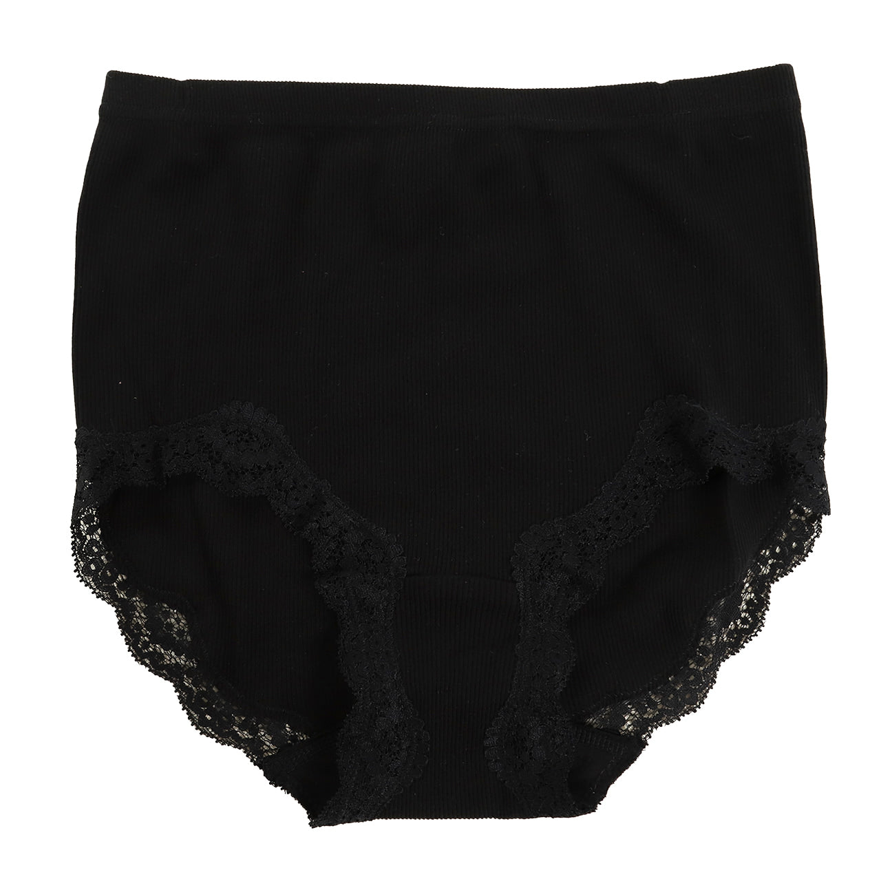 ショーツ 綿100% レディース M~LL (綿 下着 パンツ 婦人 レース リブ コットン インナー) (在庫限り)