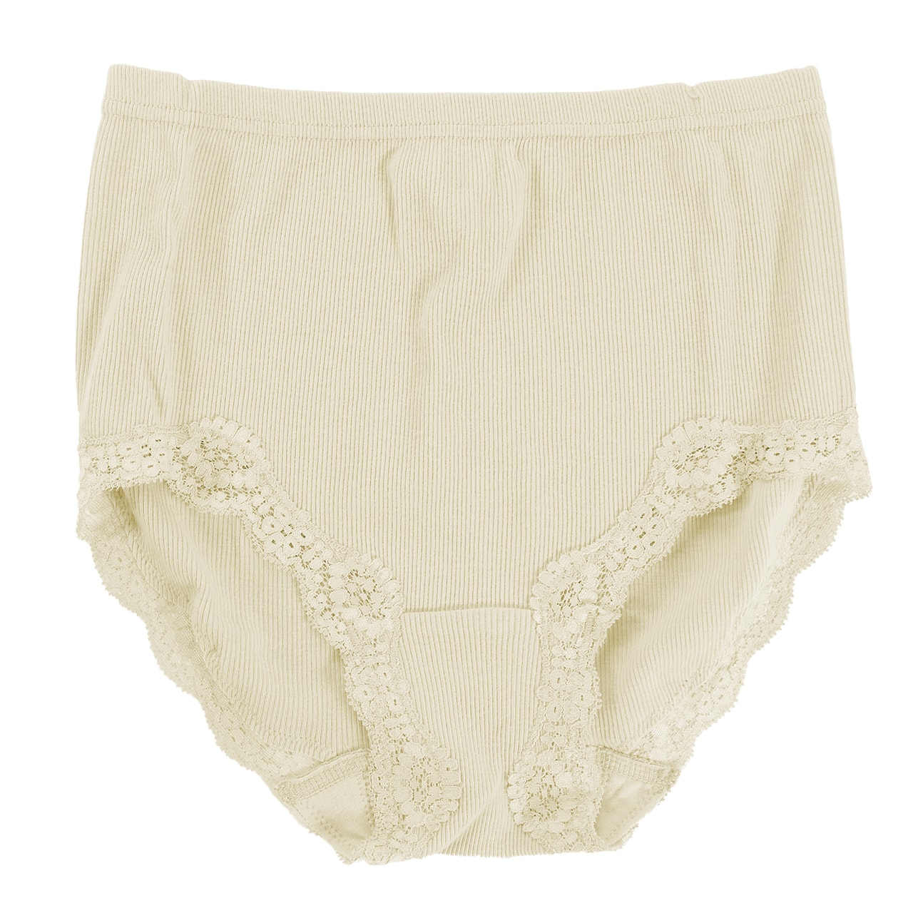 ショーツ 綿100% レディース M~LL (綿 下着 パンツ 婦人 レース リブ コットン インナー) (在庫限り)