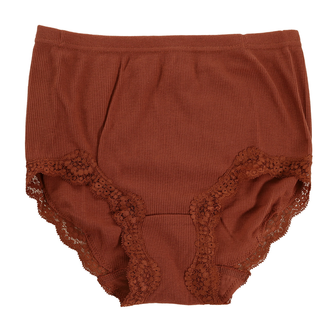 ショーツ 綿100% レディース M~LL (綿 下着 パンツ 婦人 レース リブ コットン インナー) (在庫限り)