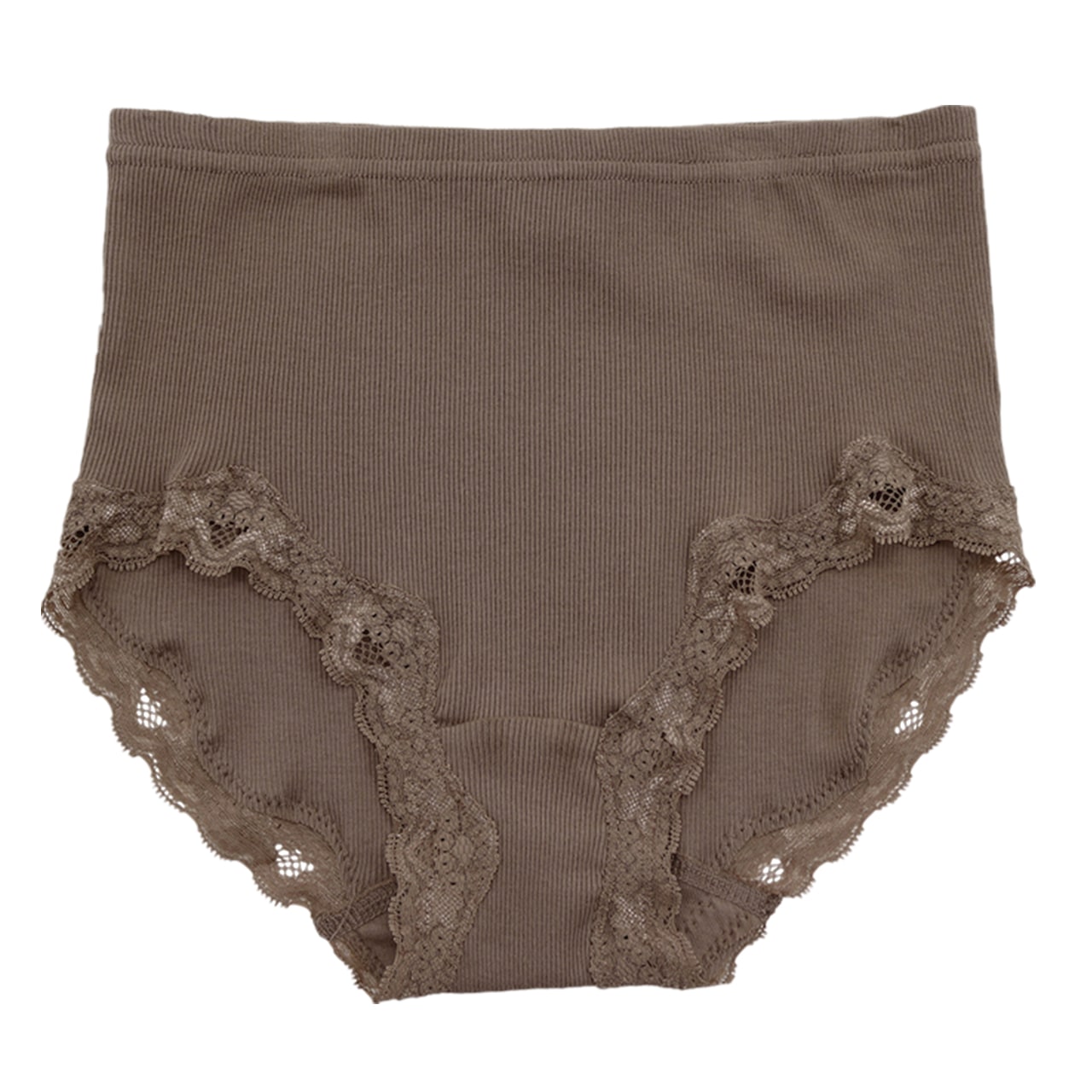 ショーツ 綿100% レディース M~LL (綿 下着 パンツ 婦人 レース リブ コットン インナー) (在庫限り)