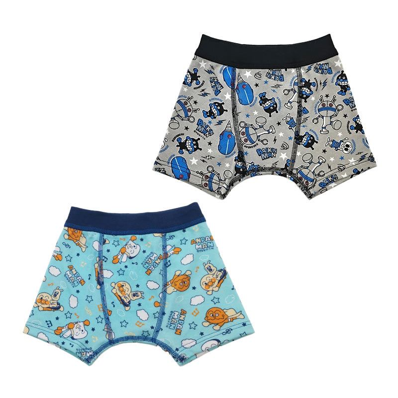 アンパンマン ボクサーブリーフ キッズ ばいきんまん 2枚組 95~110cm 子供 ボクサーパンツ ブリーフ パンツ 下着 インナー 男児 男の子 100cm 入園 入園祝い