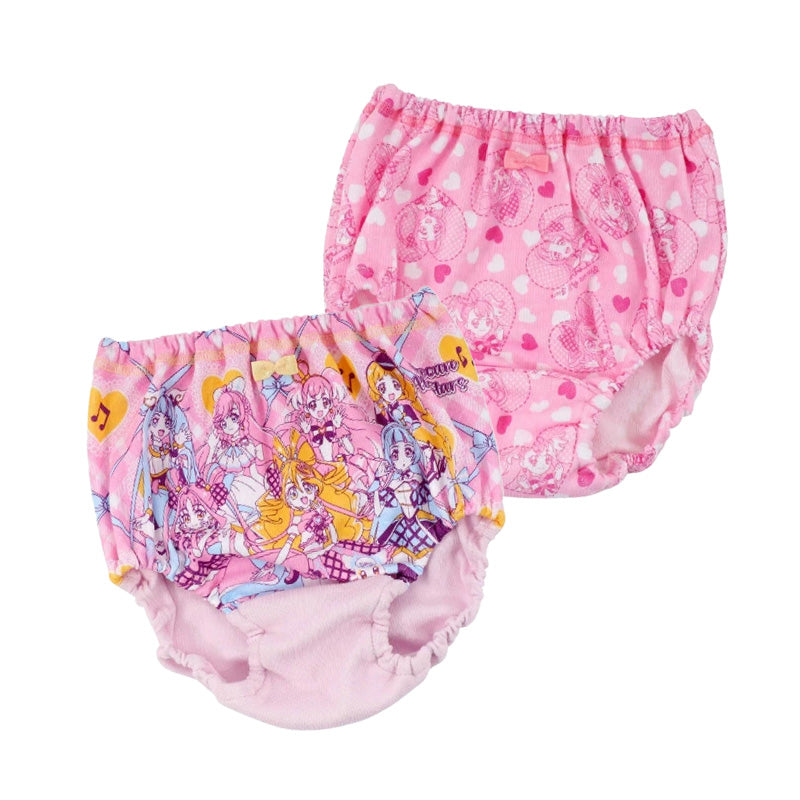 プリキュア 女児ショーツ キミとアイドルプリキュア♪ オールスターズ 2枚組 100cm~130cm 110 120 パンツ 下着 子供 女の子 キッズ インナー 2枚セット
