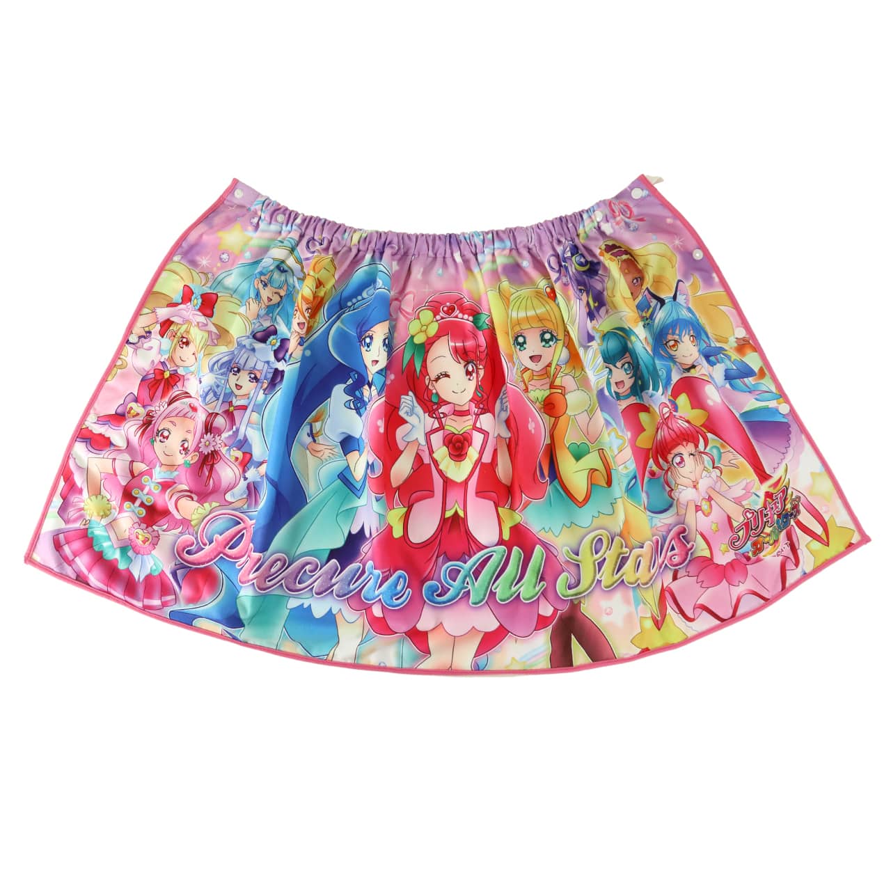 巻きタオル プリキュア ラップタオル プールタオル 60cm (マイクロファイバー バスタオル プール 水泳 女児 女子 キャラクター) (在庫限り)