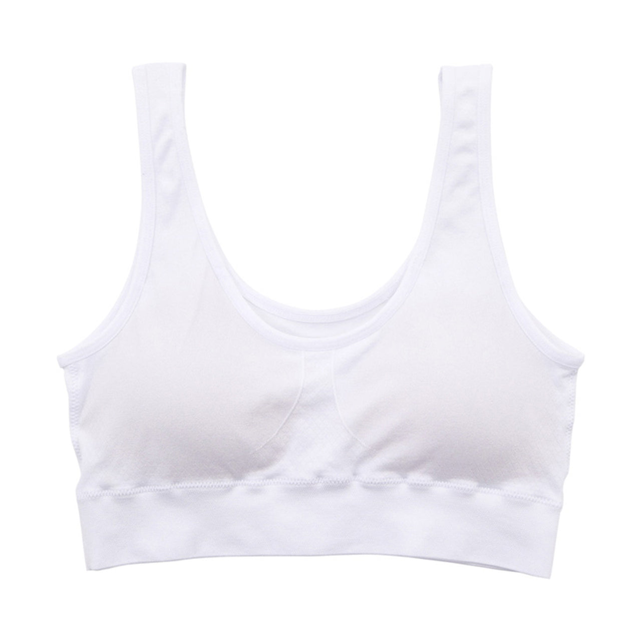 ジュニア スポーツブラ ジュニアブラ ハーフトップ カップ付きインナー 150cm~165cm 子供 下着 キッズ スポブラ 子ども 女の子 体育deインナー 肌着 小学生 スクールインナー 150 160 165