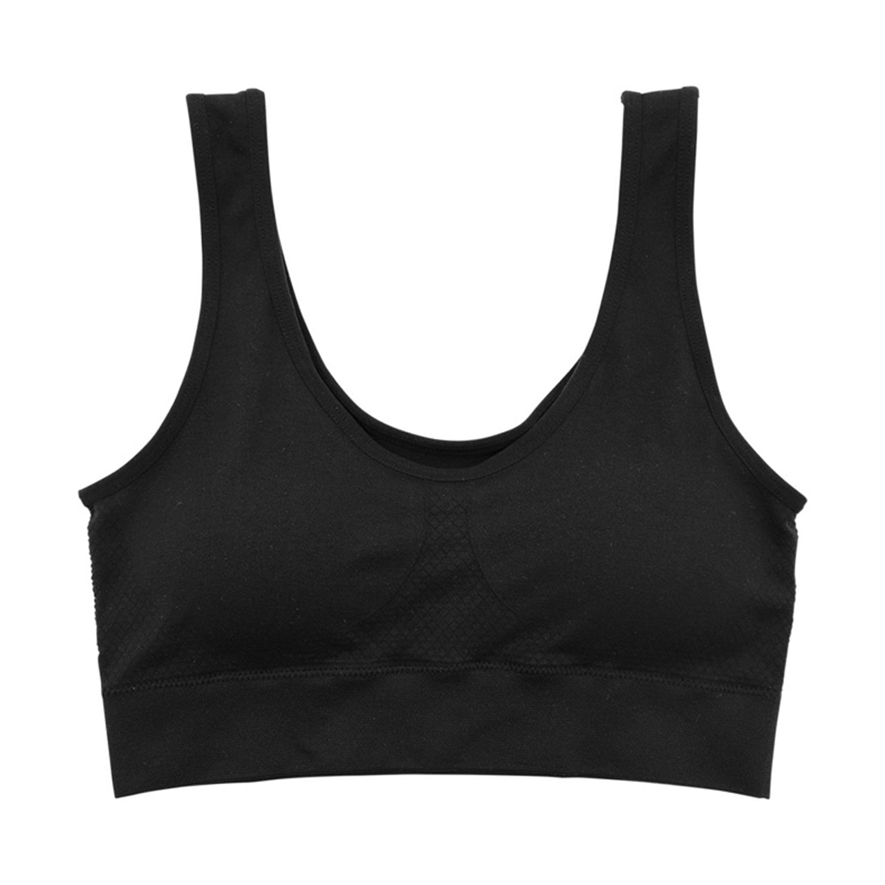 ジュニア スポーツブラ ジュニアブラ ハーフトップ カップ付きインナー 150cm~165cm 子供 下着 キッズ スポブラ 子ども 女の子 体育deインナー 肌着 小学生 スクールインナー 150 160 165