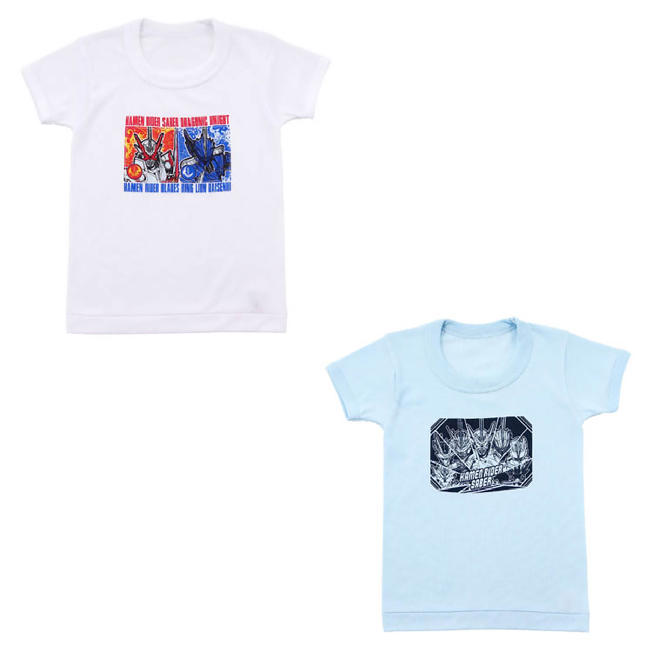仮面ライダーセイバー tシャツ 半袖 キッズ 男の子 インナー 2枚組 100cm~120cm (子供 肌着 下着 男児 子供服 100 110 120 仮面ライダー) (在庫限り)