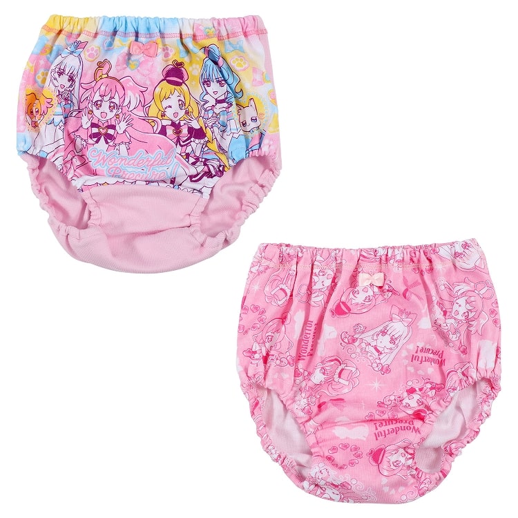 プリキュア 女児ショーツ 下着 パンツ わんだふるぷりきゅあ! キャラクター 2枚組 100cm~130cm キッズ 女の子 ショーツ 子供 インナー 100cm 110cm 120cm 130cm 肌着 入園 入園祝い 入園準備 (在庫限り)
