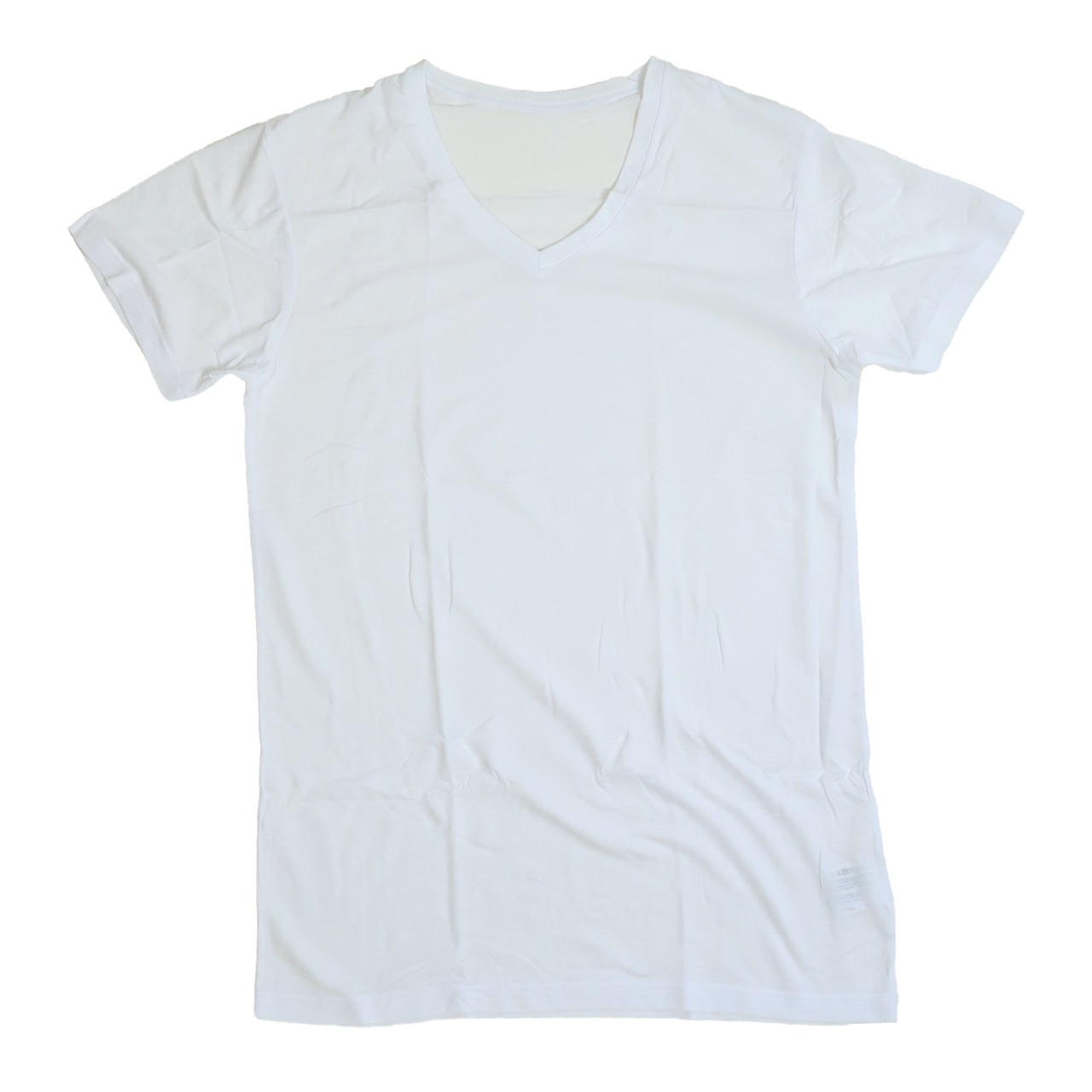 メンズ 半袖V首Tシャツ 天竺 ナノイオン M~LL (Vネック インナー 紳士肌着 男 アンダーウェア) (在庫限り)