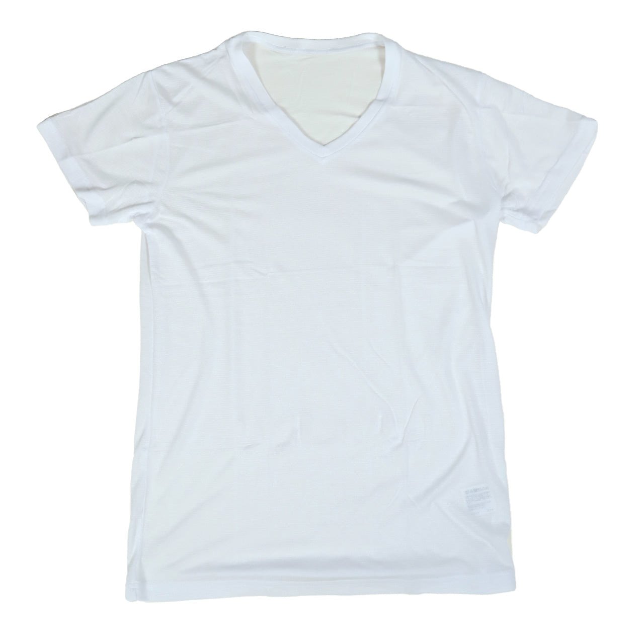 メンズ 半袖V首Tシャツ 鹿の子 カノコ ナノイオン M~LL (インナー 紳士肌着 男 アンダーウェア) (在庫限り)