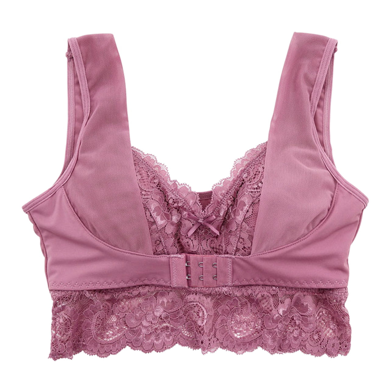 ナイトブラ おやすみブラ フロントホック 24時間OK M~LL (下着 ブラジャー インナー ナイトブラ 谷間 美胸 バストケア 楽 らくちん) (在庫限り)