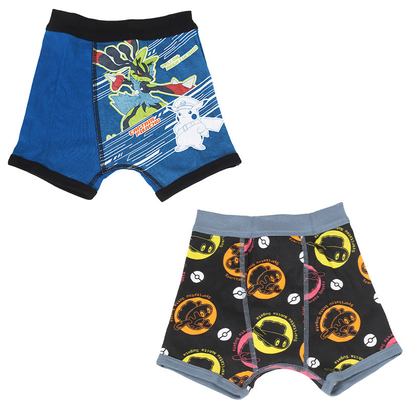 ポケモン ボクサーブリーフ キッズ ブリーフ 男の子 男児 ポケットモンスター 2枚組 110 120 130 cm ピカチュウ リザードン 子供 下着 ボクサーパンツ プレゼント まとめ買い 2P 綿100% コットン100% cotton100% ボーイズ ブリーフ 前閉じ