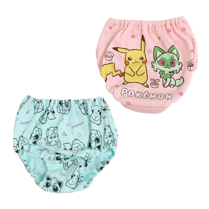 ポケモン 女児ショーツ キッズ ショーツ ピカチュウ ポケットモンスター 2枚組 110cm~130cm 女の子 パンツ 下着 子供 パモ 子ども キャラクター インナー 肌着 入園