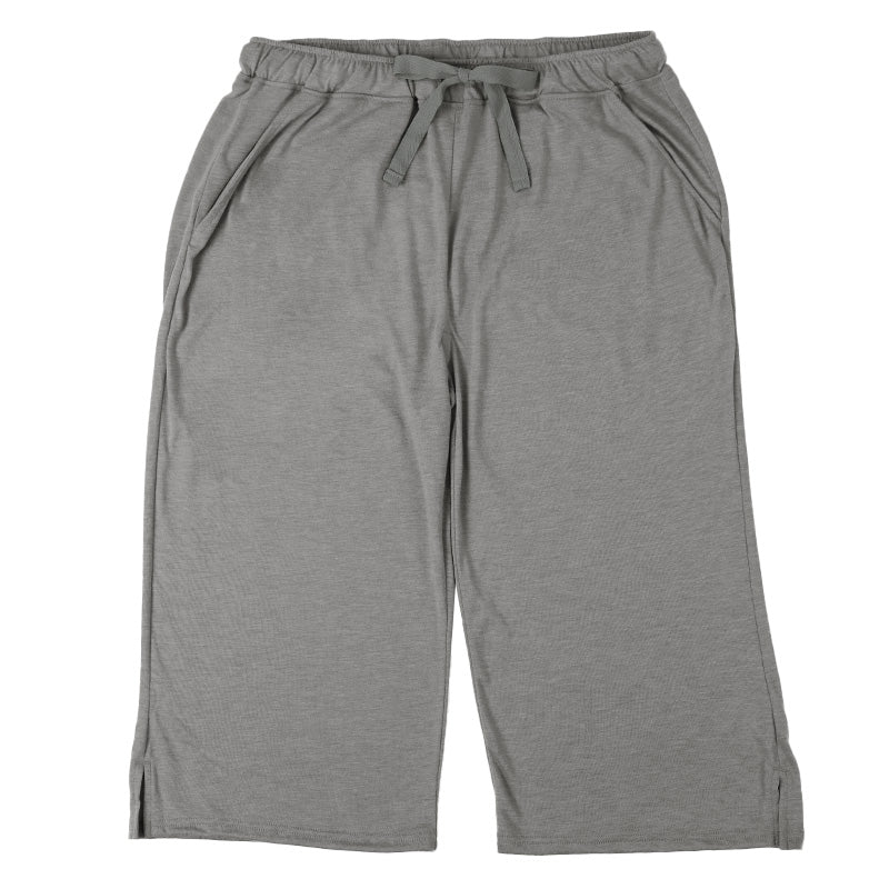 レディース ステテコ パンツ ポケット付き 7分丈 M~LL ルームウェア 夏 夏用 部屋着 ルームウエア 薄手 パジャマ ズボン ボトムス ワイドパンツ リラックス オシャレ 涼しい おうち時間 (在庫限り)