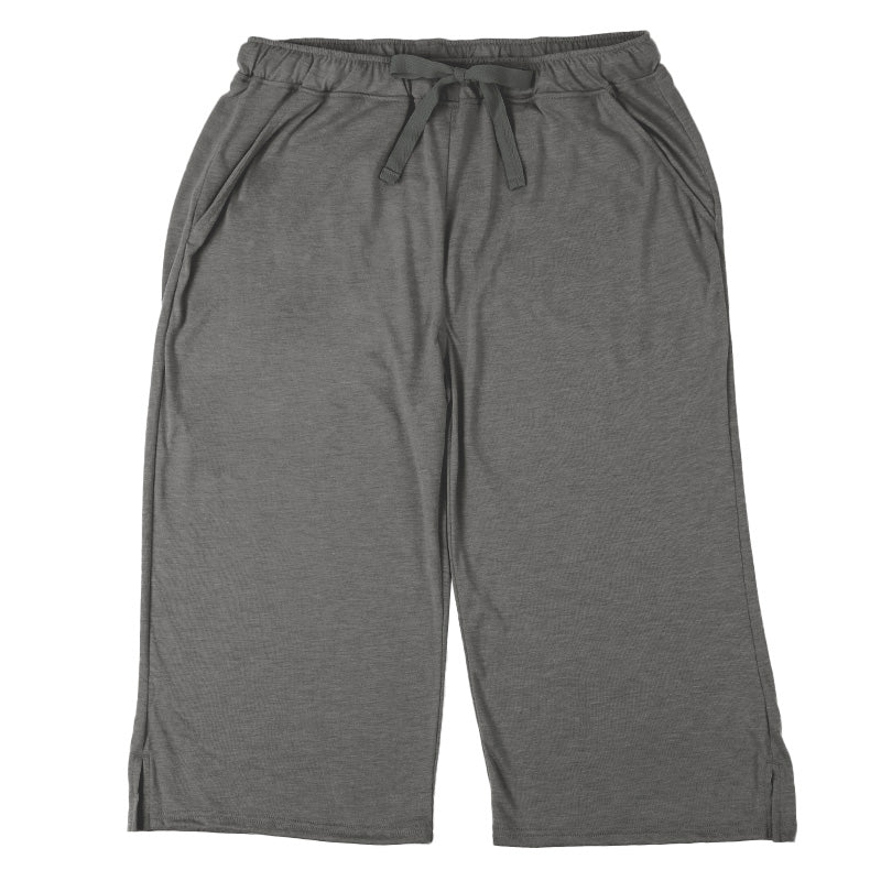 レディース ステテコ パンツ ポケット付き 7分丈 M~LL ルームウェア 夏 夏用 部屋着 ルームウエア 薄手 パジャマ ズボン ボトムス ワイドパンツ リラックス オシャレ 涼しい おうち時間 (在庫限り)