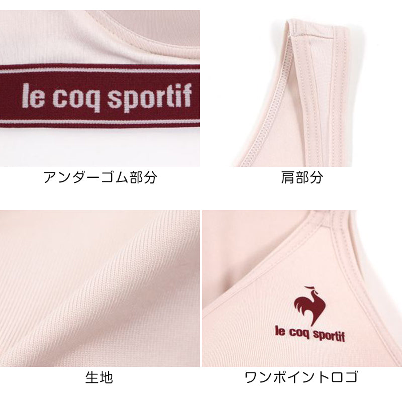 レディース スポーツブラ ハーフトップ ノンワイヤーブラ ブラジャー M~LL (スポブラ ルコック 運動 ダンス 下着 インナー ランニング)