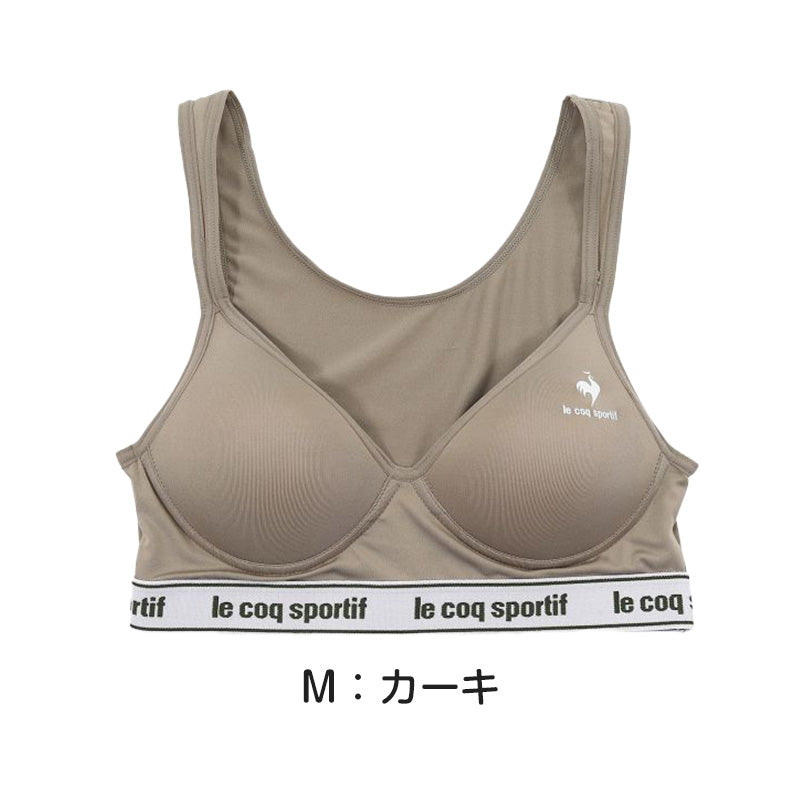 レディース スポーツブラ ハーフトップ ノンワイヤーブラ ブラジャー M~LL (スポブラ ルコック 運動 ダンス 下着 インナー ランニング)