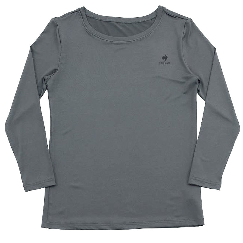 インナー レディース 長袖 ルコック M~LL スポーツインナー 夏 UVカット 紫外線対策 下着 肌着 ラウンドネック トレーニング ウェア トップス フィットネス アウトドア