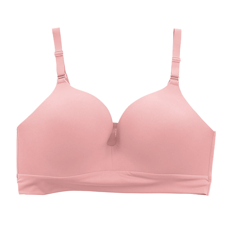 ブラジャー 大きいサイズ ノンワイヤー 無縫製 ブラ レディース 3L~5L 下着 女性 インナー ひびきにくい モールドブラ 楽 ワイヤー無し 響きにくい ソフトブラ 無地 シンプル 3L 4L 5L プラスサイズ (在庫限り)