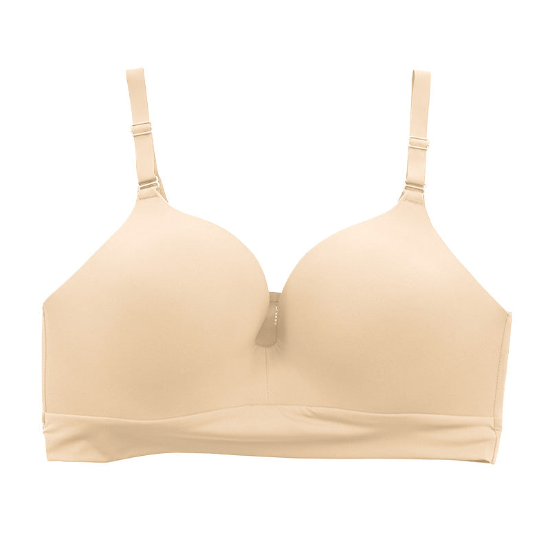 ブラジャー 大きいサイズ ノンワイヤー 無縫製 ブラ レディース 3L~5L 下着 女性 インナー ひびきにくい モールドブラ 楽 ワイヤー無し 響きにくい ソフトブラ 無地 シンプル 3L 4L 5L プラスサイズ (在庫限り)