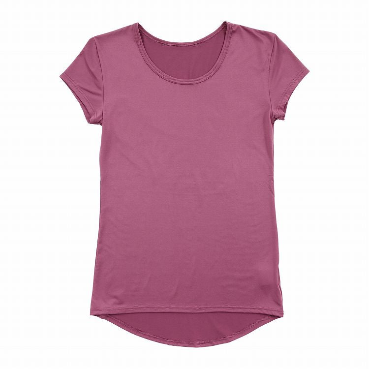 レディース 肌着 半袖 フレンチ袖 インナー 無地 丸首 両起毛 後ろ丈長め M~3L (裏起毛 あったかインナー 起毛 暖かい カットソー トップス 防寒 冷えとり 冬 アンダーウェア 肌着 M L LL 3L) (在庫限り)