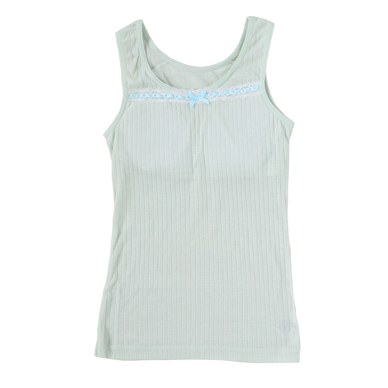 タンクトップ カップ付き タンク リブ インナー 女児 インナーシャツ 下着 140cm~160cm (ジュニア ブラトップ カップ付タンクトップ 小学生 パッド 肌着 140 150 160) (在庫限り)