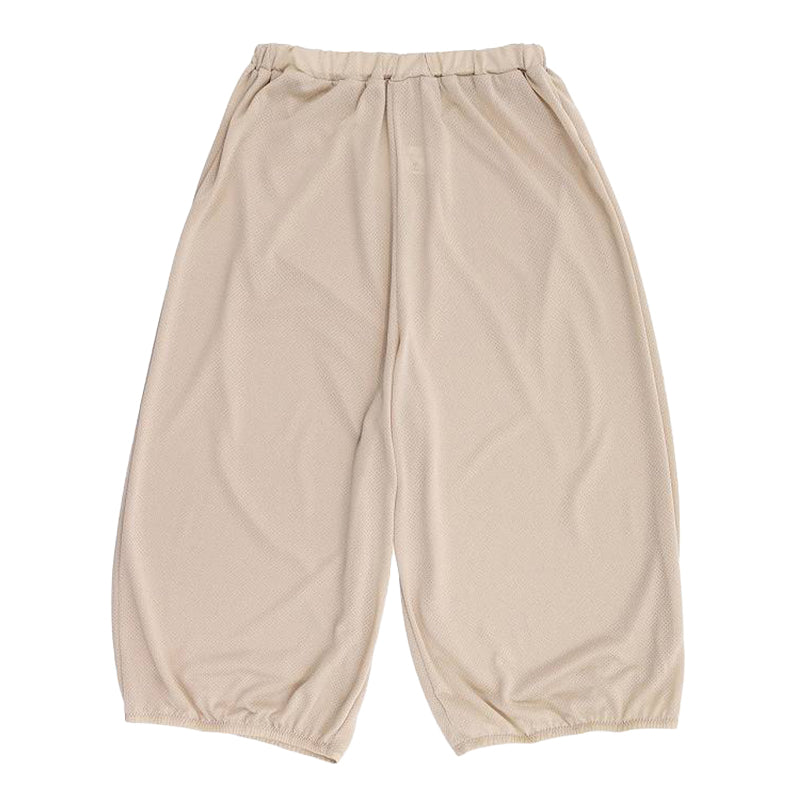 ぺチパンツ ロング 涼しい ペチコート フレアパンツ インナー レディース 7分丈 メッシュ M~4L (夏 ひざ下丈 透け防止 スカート下)