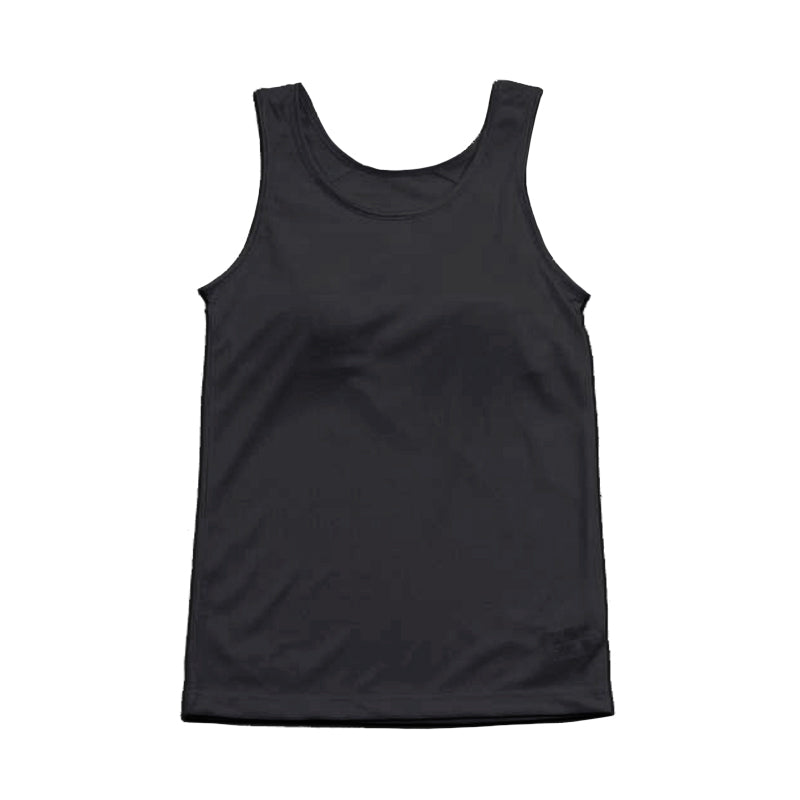 タンクトップ カップ付き ジュニア 中学生 白 黒 キッズ カップ付きインナー ノースリーブ 140cm~165cm 子供 女の子 下着 メッシュ 女子 インナー 体育deインナー 小学生 肌着 カップ付タンクトップ 140 150 160 夏