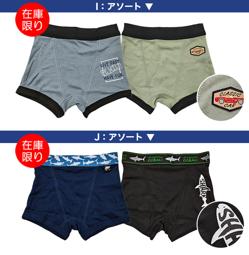 男児 ボクサーブリーフ ジュニア 男の子 下着 キッズ パンツ 2枚組 100cm~130cm ( 男子 ボクサーパンツ 小学生 幼稚園 保育園 プレゼント 100 110 120 130)
