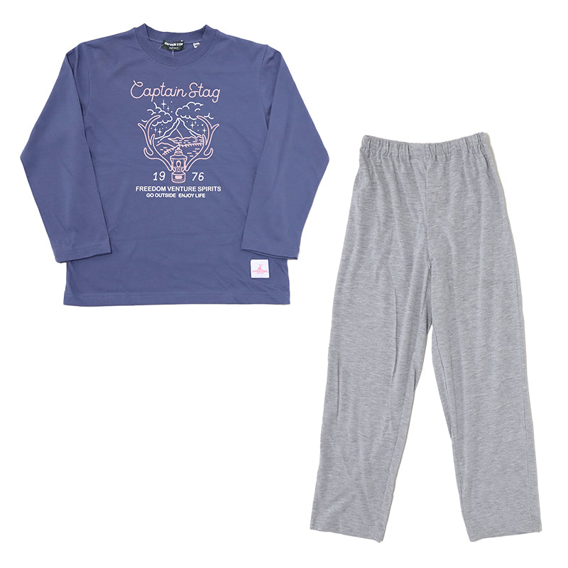 女の子 キッズ パジャマ 長袖 春 秋 防虫 ルームウェア 上下セット 120cm~140cm 子供 子ども こども 140 130 120 小学生 子供服 部屋着 ジュニア シンプル ブランド パジャマ上下 (在庫限り)