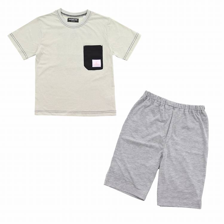 パジャマ キッズ 半袖 女児 夏用 女の子 ルームウェア 子供 上下セット 120cm~140cm (子ども こども 140 130 120 部屋着 ジュニア 小学生 夏 シンプル パジャマ上下)