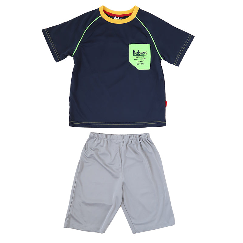 キッズ パジャマ 半袖 男の子 夏用 メッシュ 男児 ルームウェア 子供 上下セット 130cm~160cm 子ども服 こども 部屋着 小学生 中学生 夏 シンプル