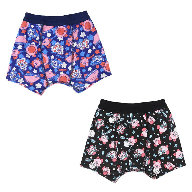 星のカービィ ボクサーパンツ キッズ 子供 グッズ カービィ ボクサーブリーフ 男児 2枚組 100 110 120 130 cm 男の子 下着 パンツ 綿 メタナイト インナー プレゼント まとめ買い 2P コットン cotton ボーイズ ブリーフ 前閉じ 大人気 人気キャラクター 星のカービィー