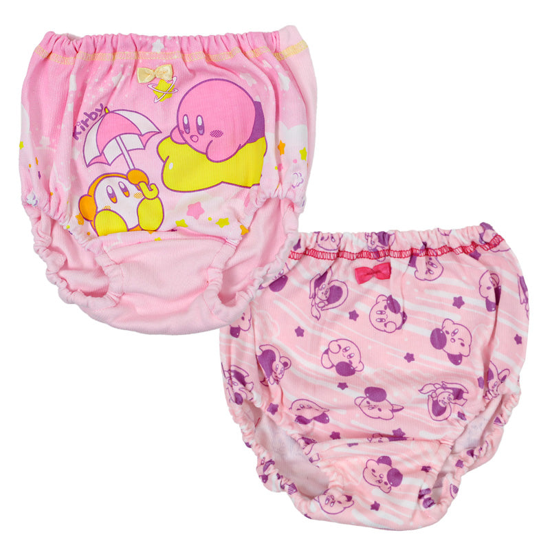 星のカービィ 女児 キッズ ショーツ 2枚組 100cm~130cm 女の子 カービィ グッズ 子供 キャラクター 子ども パンツ ワドルディ 下着 肌着 入園 まとめ買い 星のカービィ