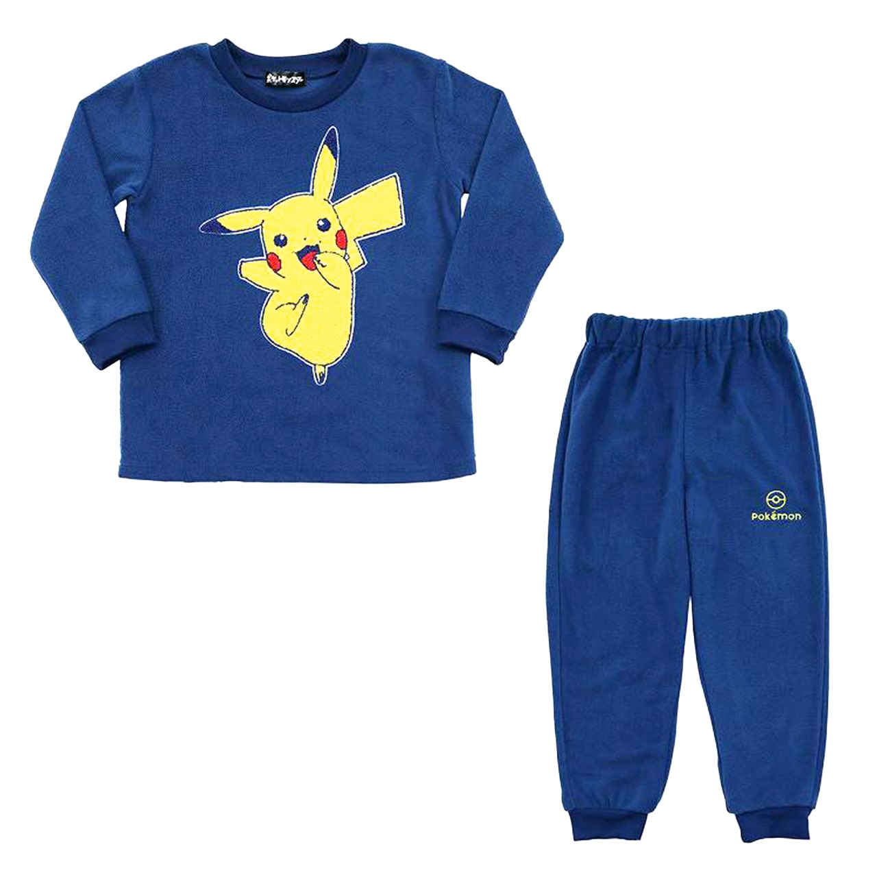 ポケモン パジャマ 男の子 キッズ 長袖 冬 ピカチュウ ポケットモンスター 男児 ルームウェア 上下セット 110cm~140cm もこもこ フリース 子供 120cm 130cm 冬用 部屋着 クリスマス プレゼント (在庫限り)