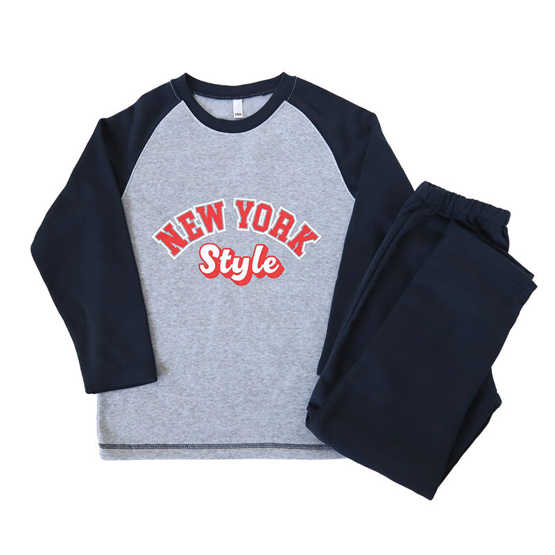 キッズ パジャマ 男の子 冬 長袖 あったかい ルームウェア 男児 保温 上下セット 130~160cm 子供服 子ども ナイトウェア ルームウエア 部屋着 上下 男子 (在庫限り)