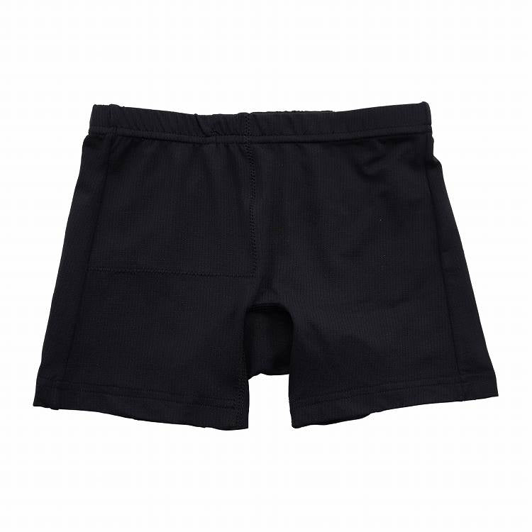サニタリー スパッツ 一分丈 ジュニア オーバーパンツ ポケット メッシュ 1分丈 夏 中学生 高校生 150~165cm 女の子 女子 スクールスパッツ インナーパンツ カバーパンツ レギンス アンダーパンツ 黒 スカート下 子供 重ね履き 150 160