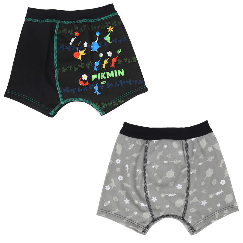 ピクミン ボクサーブリーフ 2枚組 110 120 130 cm 下着 男児 パンツ 綿 インナー 2枚セット おとこのこ コットン 入園祝い PIKMIN グッズ ピクミンガーデン まとめ買い 2P 綿混 子供 キッズ 男児 男子 男の子 ボーイズ ブリーフ 前閉じ