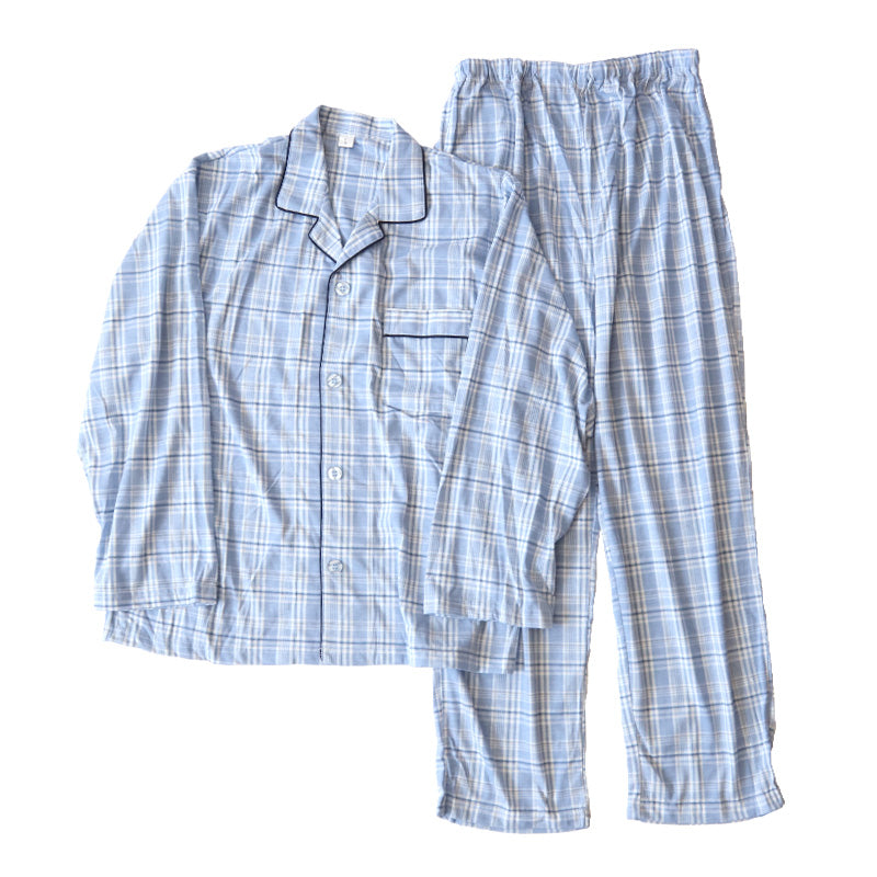 メンズ 介護パジャマ マジックテープ 長袖 パジャマ 介護 おしゃれ シンプル 紳士パジャマ 抗菌防臭 上下セット M~LL 寝巻き ねまき 寝間着 入院 入院着 天竺 春 秋 老人ホーム (在庫限り)