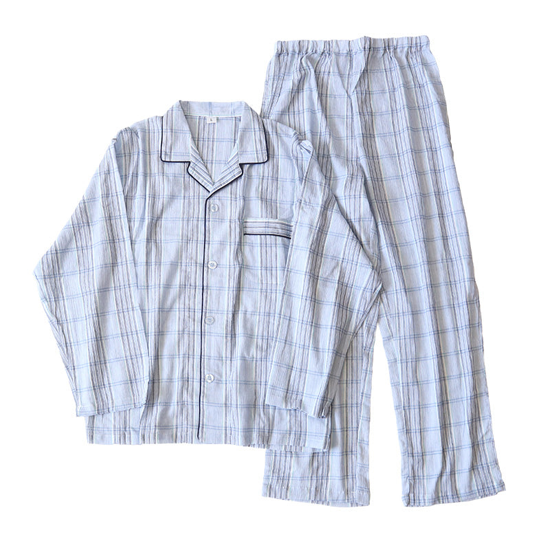 メンズ 介護パジャマ マジックテープ 夏 パジャマ 介護 おしゃれ シンプル 紳士パジャマ 抗菌防臭 上下セット M~LL 寝巻き ねまき 寝間着 入院 入院着 楊柳 サラサラ 老人ホーム (在庫限り)