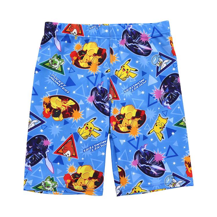 ポケモン 水着 男の子 キッズ 海パン 子供 海水パンツ ポケットモンスター 男児 キャラクター 110~130cm 子ども ジュニア スイムウェア 水泳 学校 授業 海水浴 マリンスポーツ