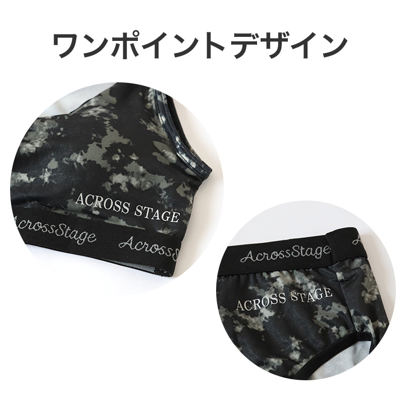 スポーツブラ ジュニアブラ セット ジュニア キッズ スポブラ 中学生 小学生 下着 上下セット 150~165cm ハーフトップ ショーツ 子供 下着 ブラジャー 女の子 女子 ノンワイヤーブラ スポーツブラジャー ドライ 150 160 165 (在庫限り)