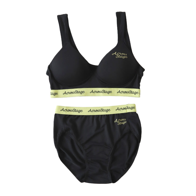 スポーツブラ ジュニアブラ セット ジュニア キッズ スポブラ 中学生 小学生 下着 上下セット 150~165cm ハーフトップ ショーツ 子供 下着 ブラジャー 女の子 女子 ノンワイヤーブラ スポーツブラジャー ドライ 150 160 165 (在庫限り)