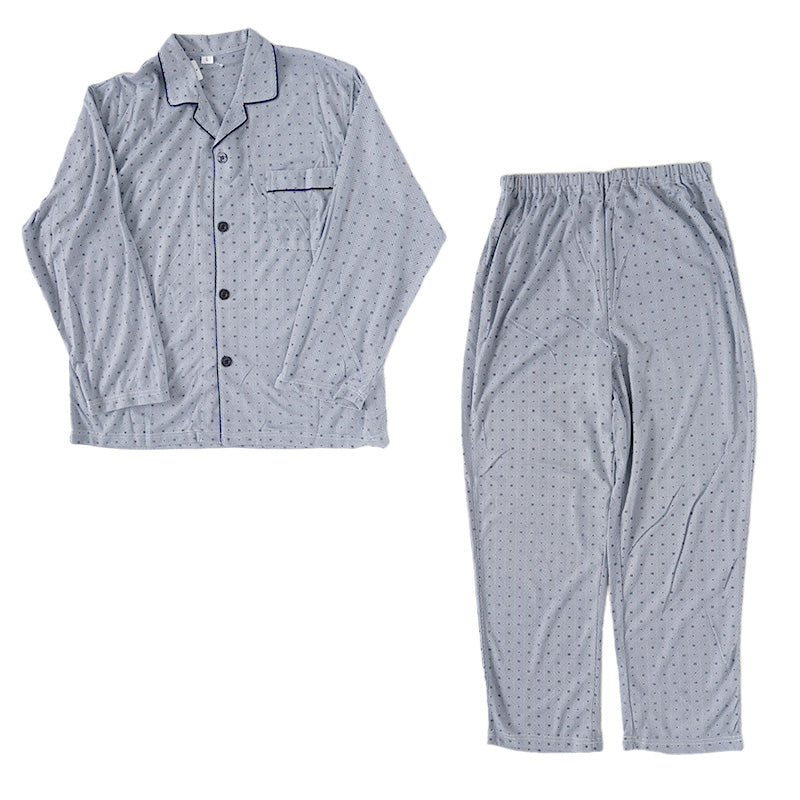 メンズ 介護パジャマ マジックテープ 長袖 パジャマ 介護 紳士パジャマ ワンタッチ 上下セット S~LL 抗菌防臭 春 秋 寝巻き ねまき 寝間着 入院 入院着 老人ホーム