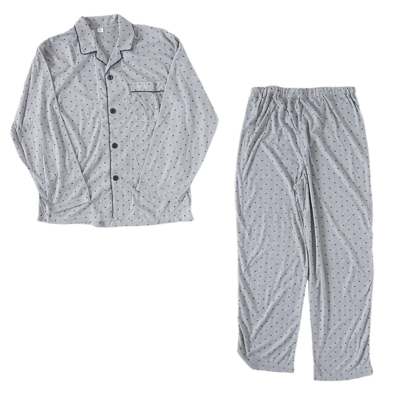 メンズ 介護パジャマ マジックテープ 長袖 パジャマ 介護 紳士パジャマ ワンタッチ 上下セット S~LL 抗菌防臭 春 秋 寝巻き ねまき 寝間着 入院 入院着 老人ホーム