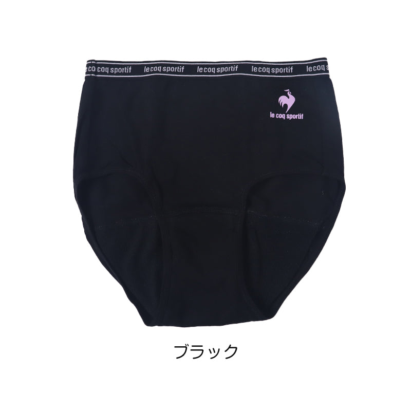 le coq sportif サニタリーショーツ ジュニア 吸水タイプ 羽根つき対応 150~165cm サニタリー 生理 ショーツ 生理用パンツ 生理用ショーツ かわいい 下着 子供 中学生 小学生