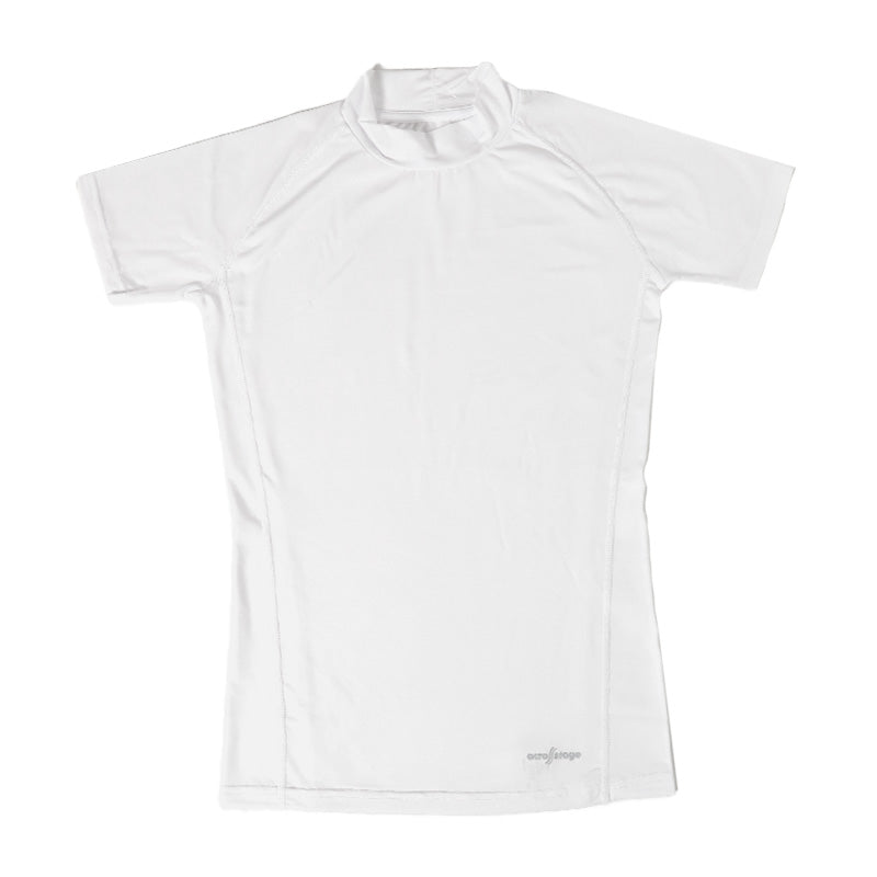 半袖tシャツ 半袖シャツ キッズ 半袖 ハイネック 男の子 半袖丸首 冷感インナー 子供 スポーツ 運動 140cm~160cm 男子 女子 夏 子ども 下着 肌着 インナー 体育 白 140 150 160 (在庫限り)