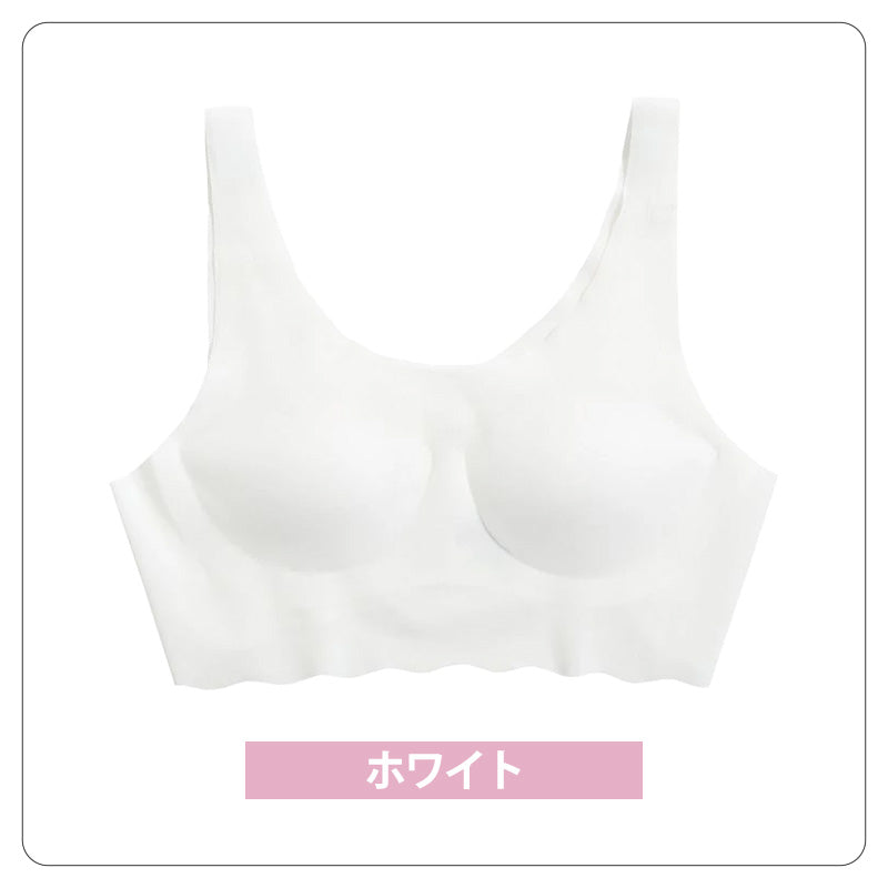 ハーフトップ 子供 シームレス ファーストブラ ジュニアブラ ブラジャー ノンワイヤー アウターにひびきにくい 150 160 165 キッズ ジュニア 女の子 中学生 下着 インナー 女子