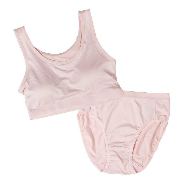 スポーツブラ ジュニアブラ セット ジュニア キッズ スポブラ 中学生 小学生 下着 上下セット 150 160 165 cm ハーフトップ ショーツ 子供 下着 ブラジャー 女の子 女子 ノンワイヤーブラ スポーツブラジャー ドライ 下着 学校 シンプル むらさき 黒 ピンク