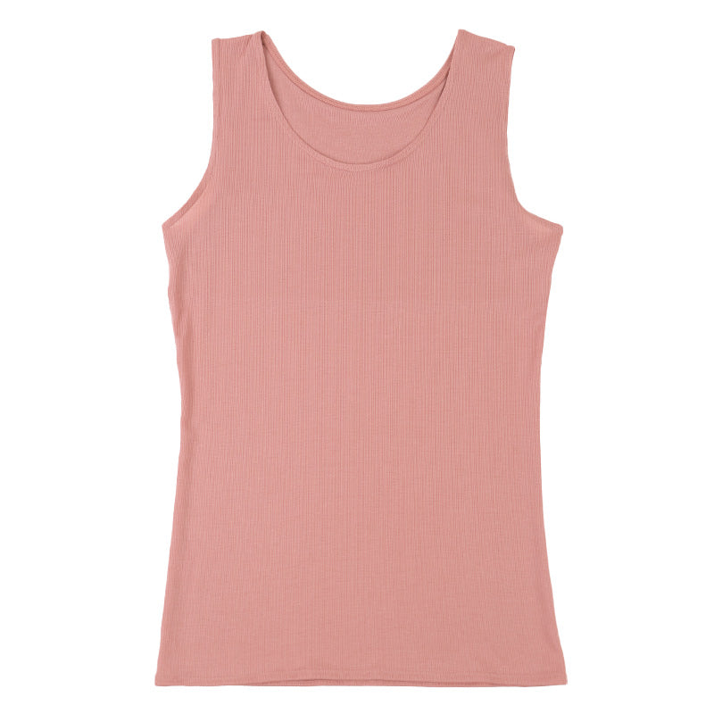 汗取りインナー 背中 タンクトップ レディース M L LL 汗染み 汗じみ防止 ノースリーブ 下着 女性 肌着 無地 タンク 生活の木 インナー シャツ 背中汗とり付き 汗対策 夏 30代 40代 50代 (在庫限り)